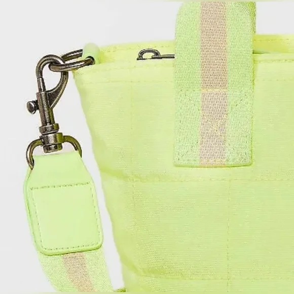 Small Tote Handbag - Universal Thread Lemon Yellow - Picture 4 of 5